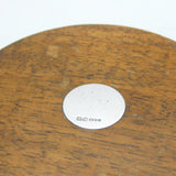 Sterling Silver & Turned Treen Wooden Snuff Box Vintage 1985 London