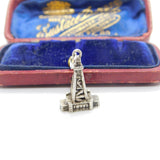 Sterling Silver Blackpool Tower Charm Pendant Vintage c1970
