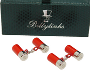 Boxed Pair of Shooting Interest Gents Cufflinks Vintage Billylinks