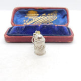 Sterling Silver Traditional Beer Tankard Charm Pendant Vintage c1970