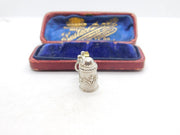 Sterling Silver Traditional Beer Tankard Charm Pendant Vintage c1970