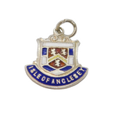 Sterling Silver Isle of Anglesey Enamel Charm Pendant Vintage c1970
