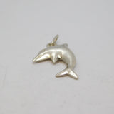 Sterling Silver Dolphin Charm Pendant Vintage c1970