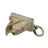 Sterling Silver Traditional Film Camera Charm Pendant Vintage c1970