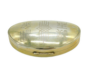 19th Century Chinese Sterling Silver Gilt Jewellery Box Antique c1880s