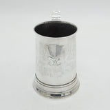 George III Sterling Silver Pint Tankard Antique 1796 London Peter & Ann Bateman