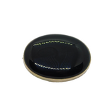 Sterling Silver Victorian Style Black Agate Oval Brooch Vintage 1987 Edinburgh