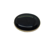 Sterling Silver Victorian Style Black Agate Oval Brooch Vintage 1987 Edinburgh