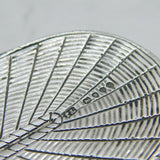 Victorian Sterling Silver Woven Form Fish Bones Basket Antique 1882 London