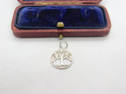 Sterling Silver Tree of Life Charm Pendant Vintage c1970