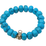 Thomas Sabo Charm Club Sterling Silver & Turquoise Bracelet Vintage
