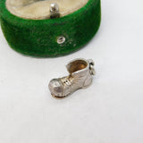 Sterling Silver Old Shoe Charm Pendant Vintage c1970