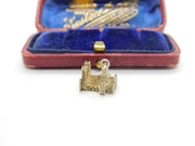 Sterling Silver Westminster Abbey London Charm Pendant Vintage c1970