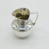 Victorian Sterling Silver Small Baluster Cream Jug Antique 1896 Birmingham