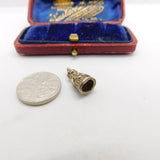 Sterling Silver Wicked Witch Charm Pendant Vintage c1970