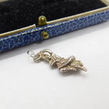Sterling Silver Dancing Spanish Lady Charm Pendant Vintage c1970