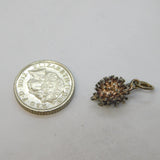 Sterling Silver Hedgehog Charm Pendant Vintage c1970s