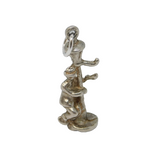 Sterling Silver Singing in the Rain Charm Pendant Vintage c1970