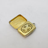 George III Sterling Silver Novelty Suitcase Vinaigrette Antique 1820 Birmingham