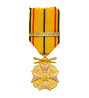 Belgium WWII Period Civic Medal 1st Class 1940-1945 Bar Antique Leopold III