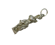 Sterling Silver Neoclassical Statue Charm Pendant Vintage c1970s