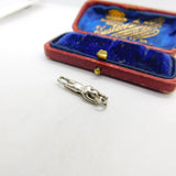 Sterling Silver Swimmer Charm Pendant Vintage c1970