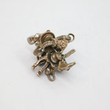 Sterling Silver Chinese 'Junk Man' Charm Or Pendant Vintage c1970s
