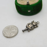 Sterling Silver Lincoln Imp Charm Pendant Vintage c1970
