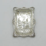 Victorian Sterling Silver Novelty Punch & Judy Pin Dish Antique 1893 Birmingham