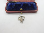 Sterling Silver Proud Cockerel Charm Pendant Vintage c1970