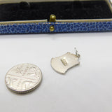 Sterling Silver Matlock Derbyshire Enamel Charm Pendant Vintage c1970