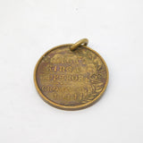 King George V & Queen Mary Coronation Medal Charm Antique 1911