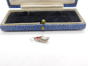 Sterling Silver Little Dutch Clog Shoe Charm Pendant Vintage c1970