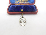 Sterling Silver Tree of Life Charm Pendant Vintage c1970