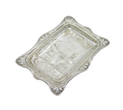 Victorian Sterling Silver Novelty Punch & Judy Pin Dish Antique 1893 Birmingham