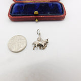 Sterling Silver Matador Charm Pendant Vintage c1970