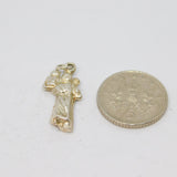 Sterling Silver St Christopher Travel Charm Pendant Vintage c1970