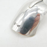Victorian Sterling Silver & Mother of Pearl Tea Caddy Spoon Antique 1848