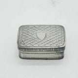 19th Century Dutch .800 Silver Rural Pattern Vinaigrette Antique c1840