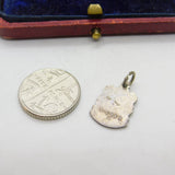 Sterling Silver and Enamel Lynton Travel Shield Charm Pendant Vintage c1970