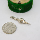 Sterling Silver Umbrella/Parasol Charm Pendant Vintage c1970