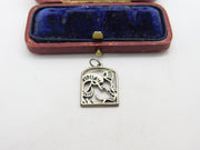 Sterling Silver Abstract Design Charm Pendant Vintage c1970