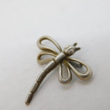 Sterling Silver Dragonfly Pendant Vintage c1970s