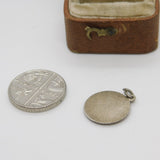 Sterling Silver Saint Christopher Travel Patron Charm Pendant Vintage c1970