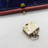 Sterling Silver Opening Holy Bible Nuvo Charm Pendant Vintage c1970
