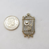 Sterling Silver Spanish Musical Flamenco Charm Pendant Vintage c1970