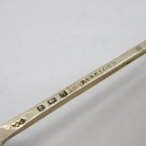 WW1 Sterling Silver & Enamel Invalid Soldier Terminal Spoon Antique 1915