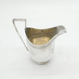 18th Century Federal American Sterling Silver Cream Jug Antique Boston S. Waters