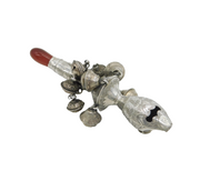 George III Sterling Silver Red Agate Baby Rattle & Teether Antique c1780s