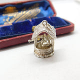 Sterling Silver Magic Wishing Well Charm Pendant Vintage c1970